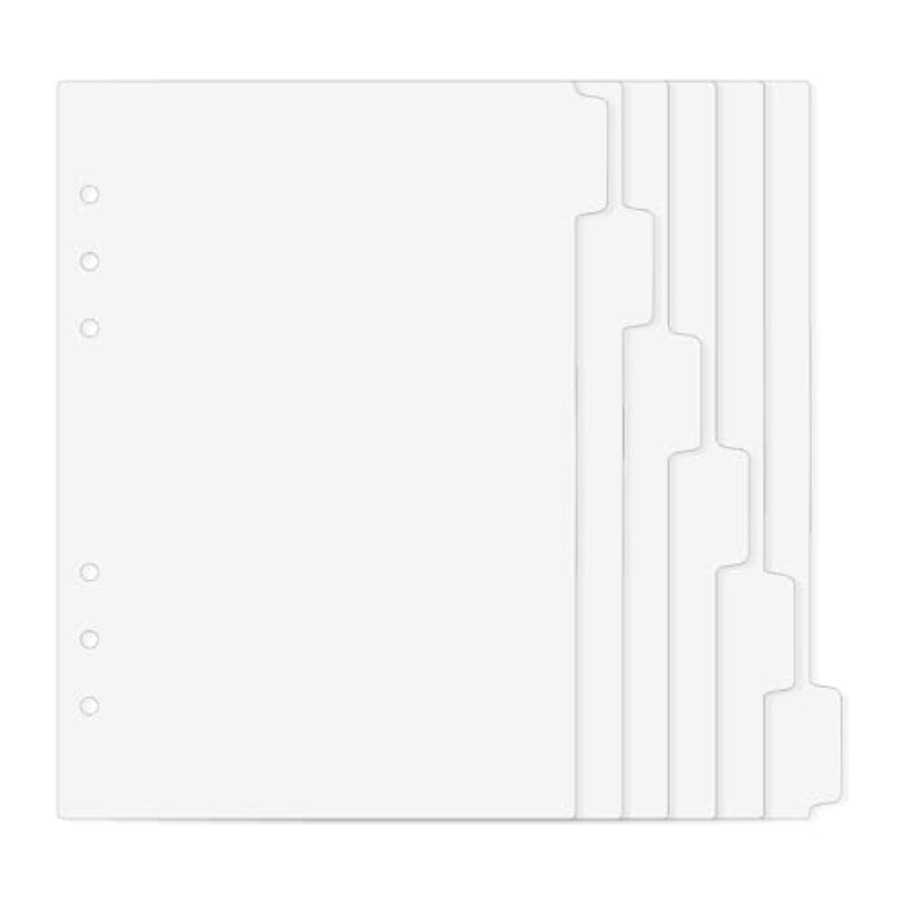 6 Pcs A5 Binder Dividers, 6 Ho - Index Tab Divider ulasan dan harga