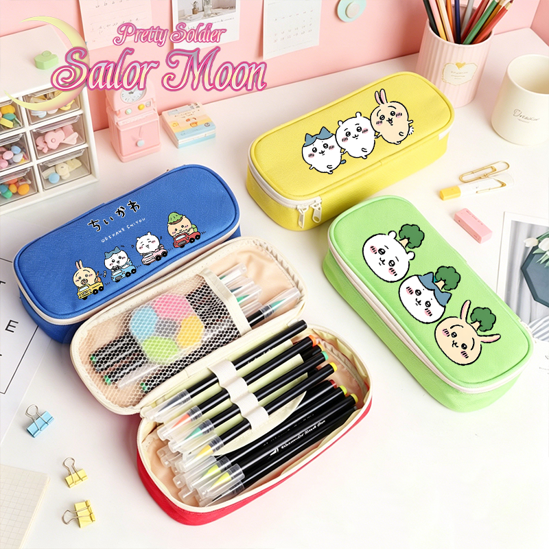 Chiikawas Pencil Case Cartoon  - Pencil Case Large ulasan dan harga