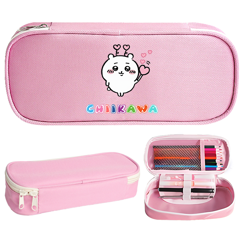 Chiikawas Pencil Case Cartoon  - Pencil Case Large ulasan dan harga