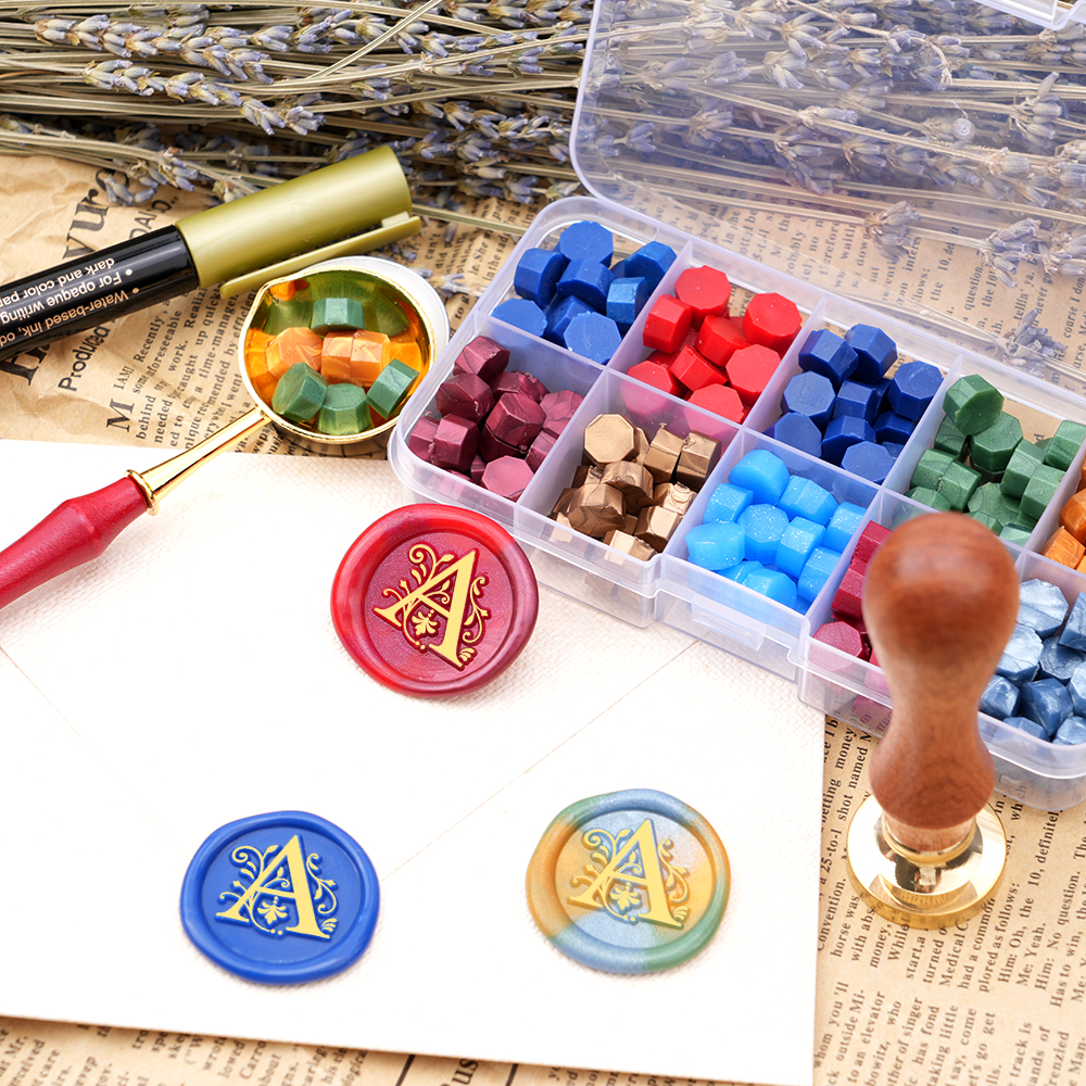 A-Z letter Wax Seal Stamp Kit  - Wax Seal Stamp Kit ulasan dan harga