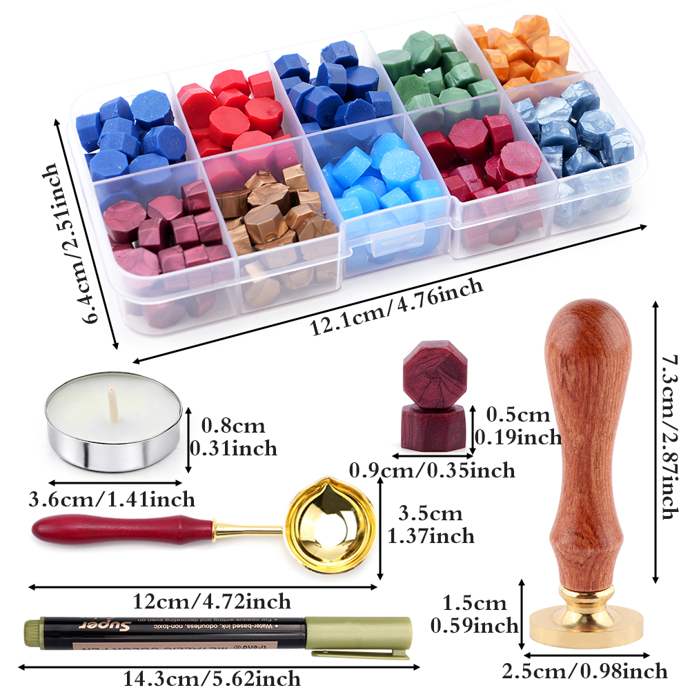 A-Z letter Wax Seal Stamp Kit  - Wax Seal Stamp Kit ulasan dan harga