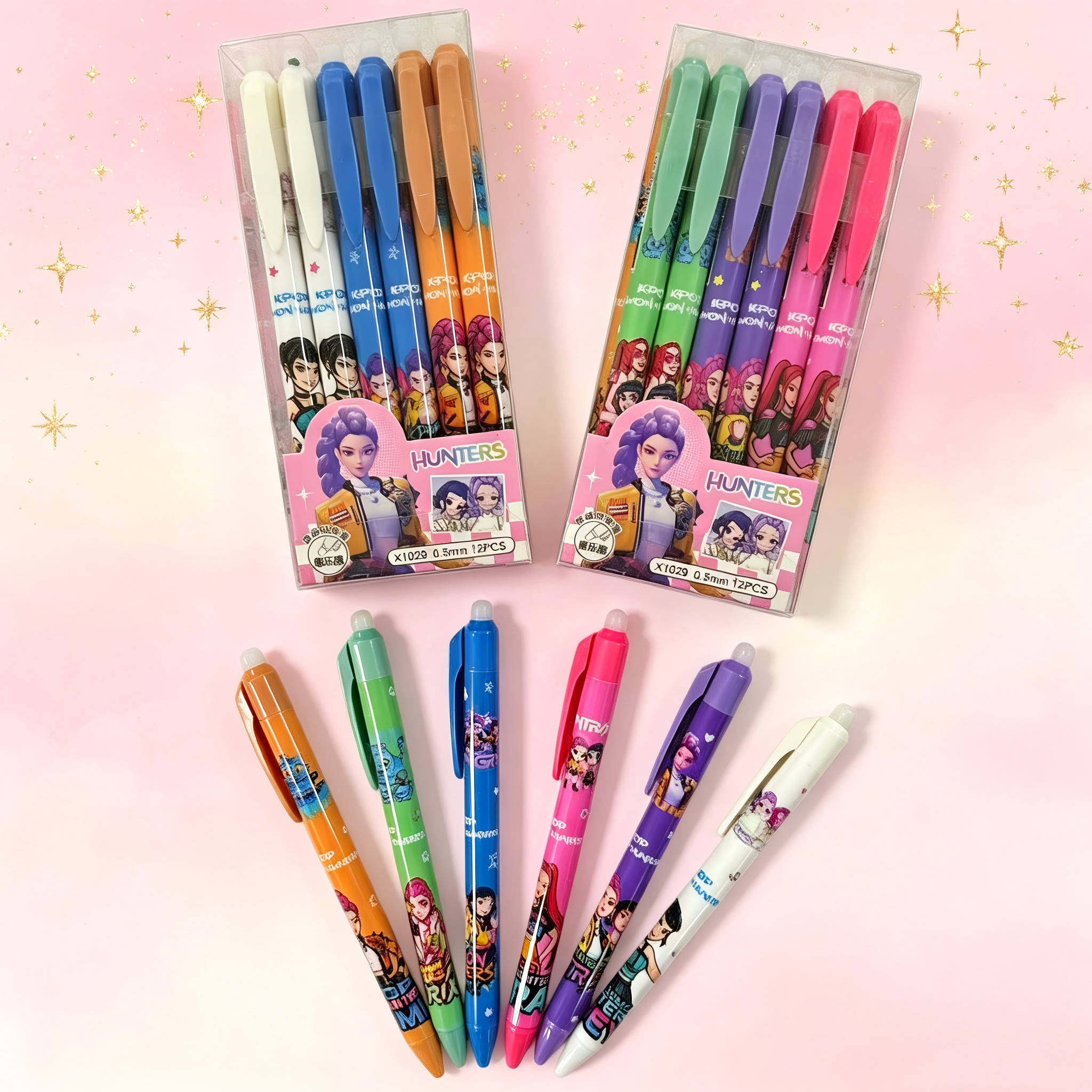 Cartoon Erasable Gel Pens Cute - Is Stationery Office Supply ulasan dan harga