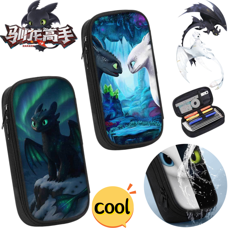 How to Train Your Dragon Tooth - Pencil Case Large ulasan dan harga