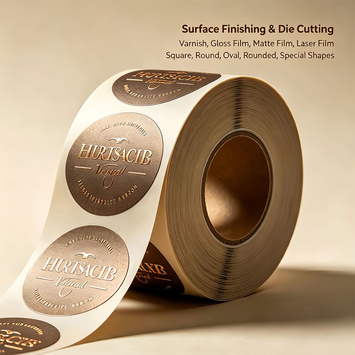 Premium 3D UV Roll Label Matte - Sticker Label Roll ulasan dan harga