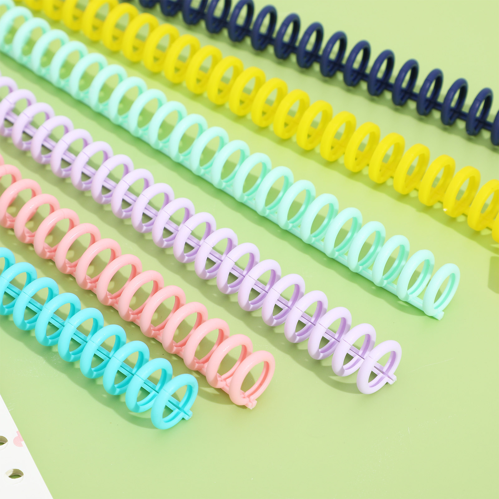 12Pcs Binding Spine Plastic Ri - Binding Comb Plastic ulasan dan harga