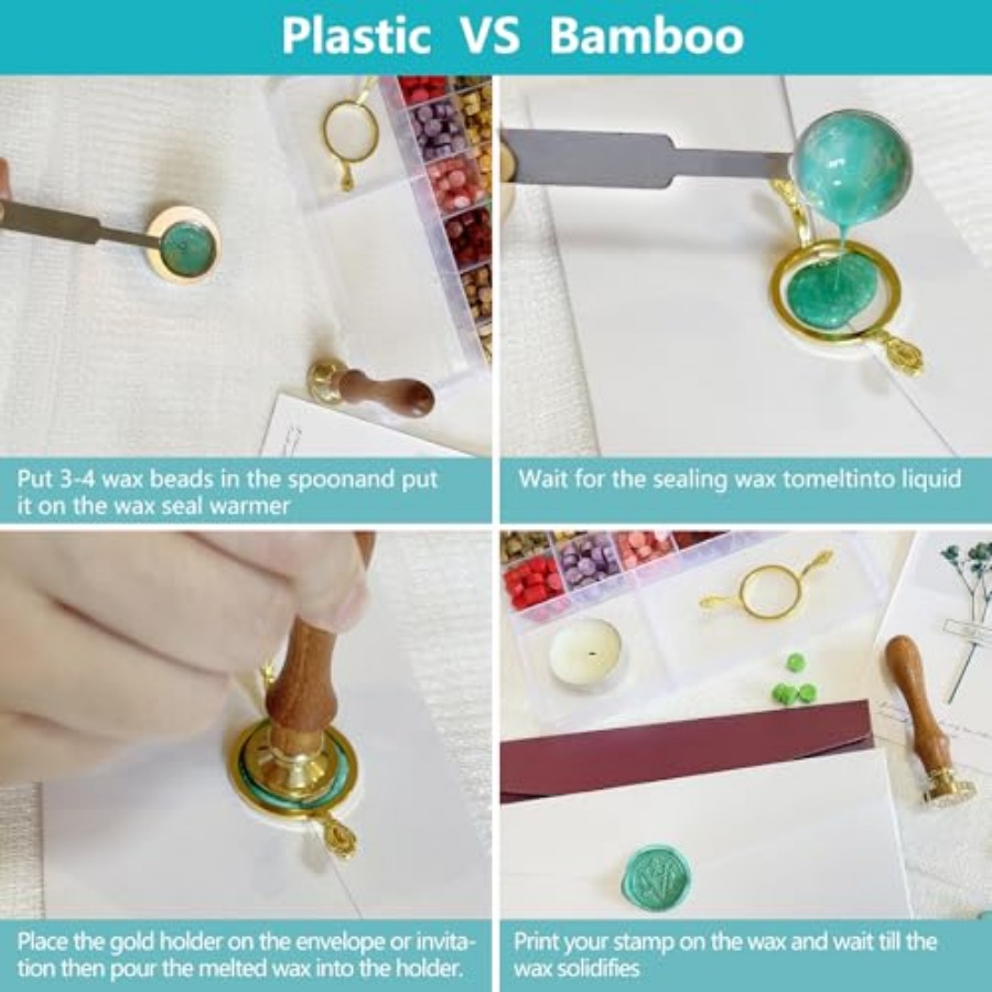 Wax Seal Stamp Kit - Sealing W - Wax Seal Stamp Kit ulasan dan harga